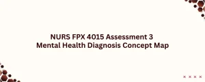 NURS FPX 4015 Assessment 3 Mental Health Diagnosis Concept Map